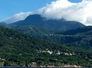 Image of the tallest mountain on Guadeloupe: This is almost a mile high - we hiked it in blustery, wet weather